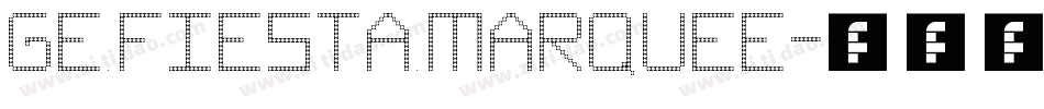 GE Fiesta Marquee字体转换